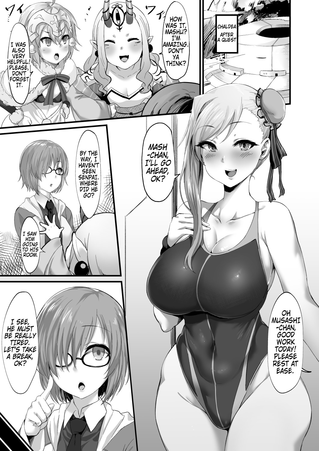 Hentai Manga Comic-Musashi-chan and Shota Master's Quotidian Sex Life-Read-2